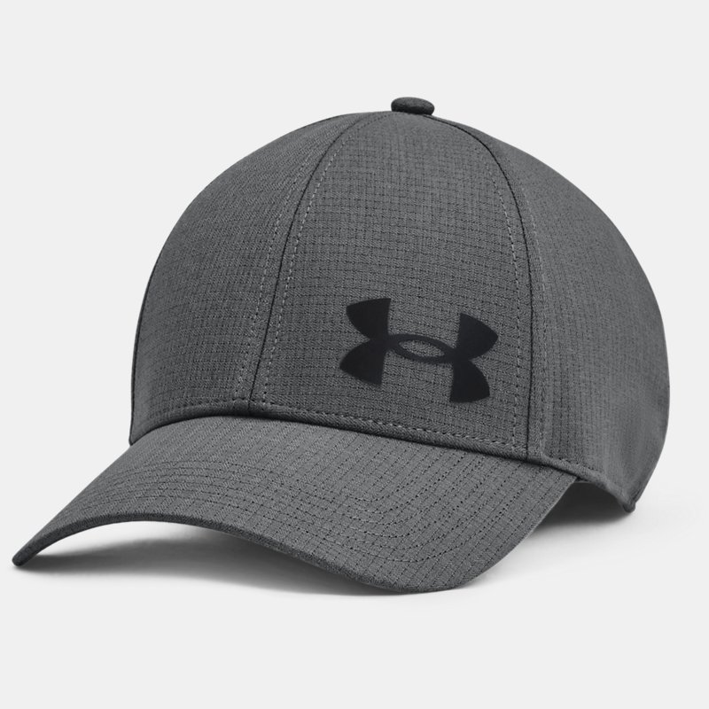 Men's Under Armour Iso-Chill ArmourVent™ Stretch Hat Pitch Gray / Black M/L